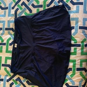 COPY - Lands End - High waisted swim skort- navy